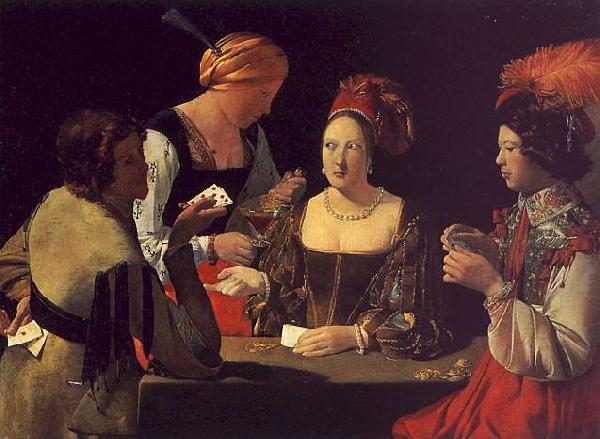 Georges de La Tour The Cheat with the Ace of Diamonds China oil painting art